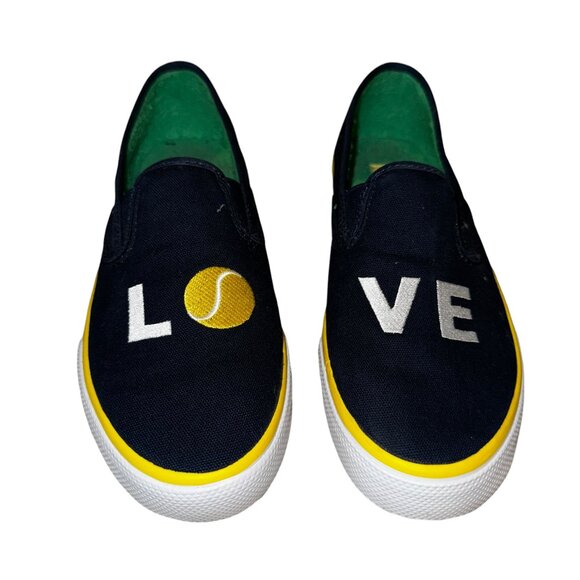 Very preppy! SPERRY x Brooks Brothers LOVE Slip-On Sneakers Size 8 - Picture 1 of 8